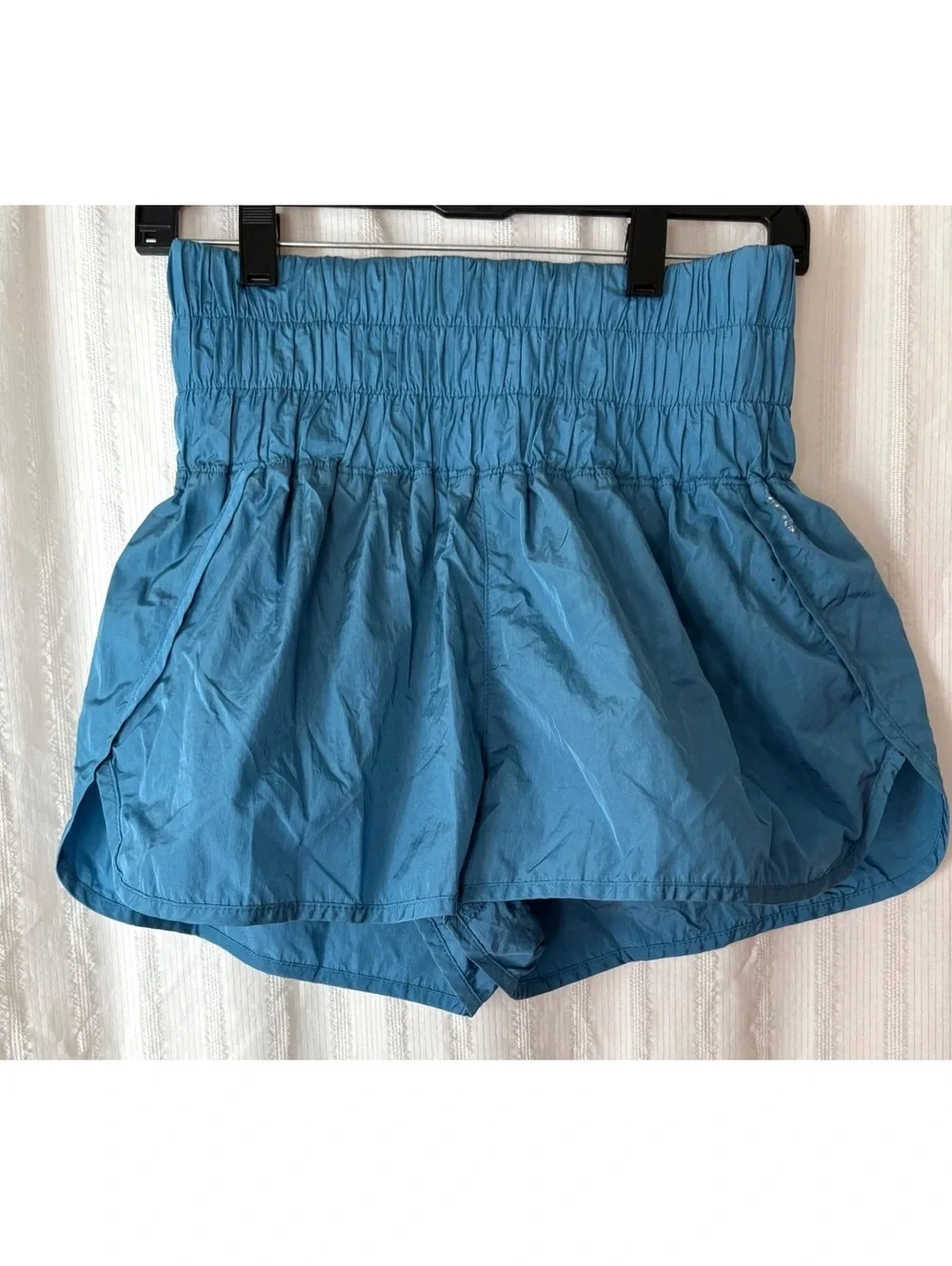 Movement Blue High-Waisted Athletic Shorts with Inner Liner, Size M